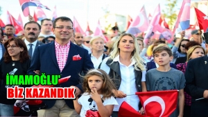 Ekrem İmamoğlu Biz Kazandık