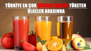 TÜRKİYE EN ÇOK ŞEKERLİ İÇECEK TÜKETEN ÜLKELER ARASINDA