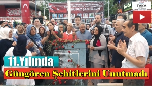 Güngören'de Şehitler Unutulmadı