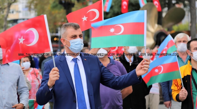 GÖLCÜK'TEN KARDEŞ DEVLET AZERBAYCAN'A BÜYÜK DESTEK