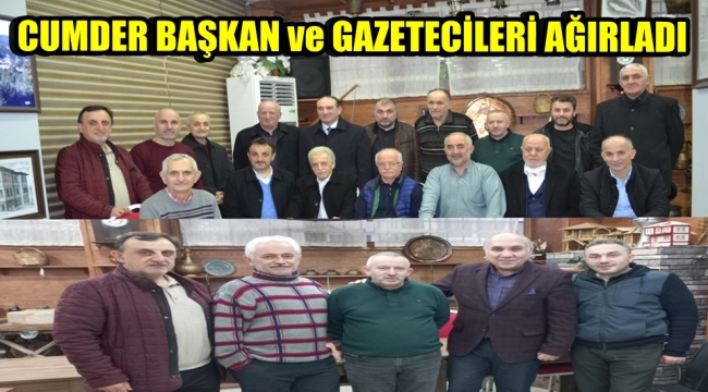 GAZETECİLER DERNEK BAŞKANLARIYLA KAHVALTI DA BULUŞTU.