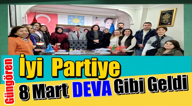 Başkan Av .Pelin Sellitepe Turan'a Başkan Dervişoğlu'ndan 8 Mart Ziyareti