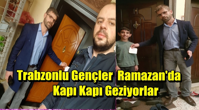 Trabzonlu Gençlerden İhtiyaç Sahiplerine Destek