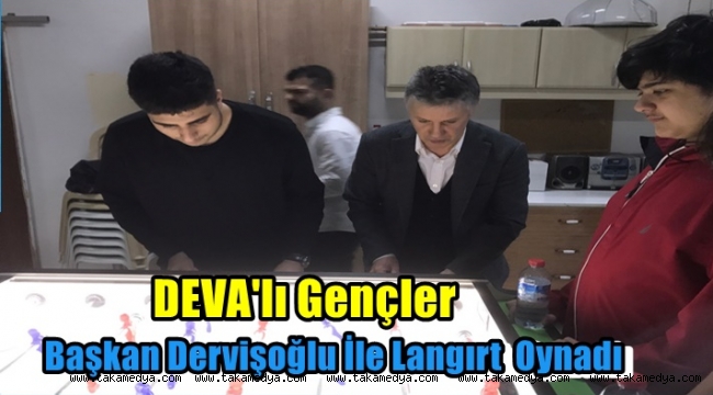 Deva'lı Başkan Mikail Dervişoğlu Gençleri Dinliyor