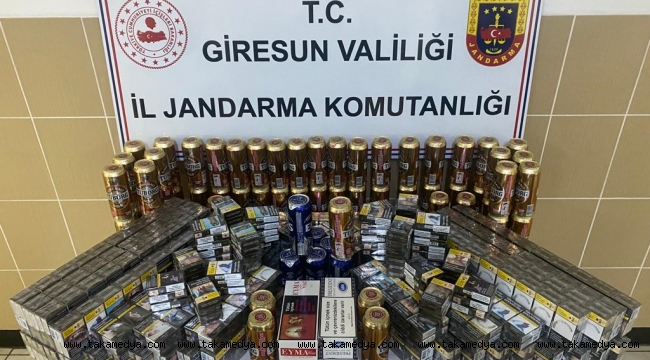 Jandarma'dan Kaçak İçki Operasyonu 4 Gözaltı