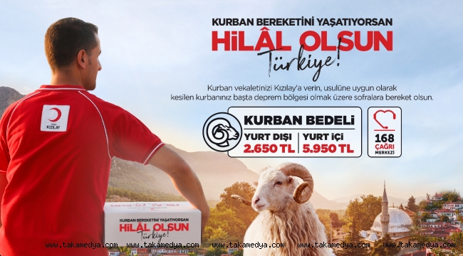 KIZILAY KURBAN VEKÂLETİ BEDELLERİNİ AÇIKLADI