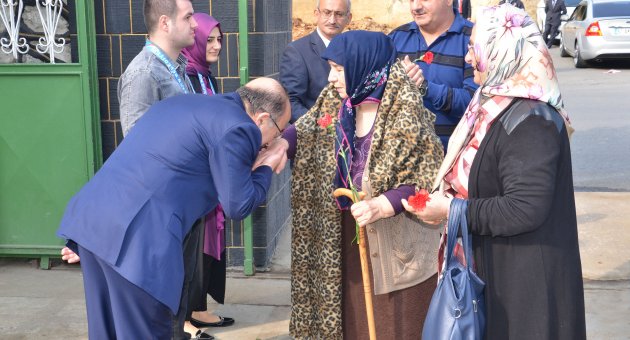 Büyükşehir’deki bayramlaşmaya ilgi büyüktü