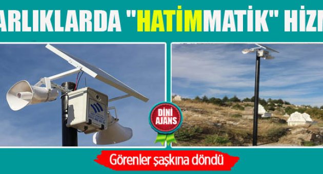 O BELEDİYEDEN MEZARLIKLARA HATİMMATİK HİZMETİ