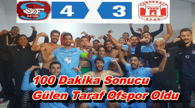 Ofspor Ç.Dardanel'i 4-3 Geçti