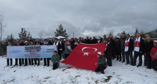 "ŞAVŞAT SARIKAMIŞ ŞEHİTLERİ İÇİN YÜRÜDÜ...