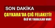 Çaykara'da çığ düştü! Ölü ve yaralılar var