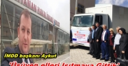 İMDD yardım kampanyası için gittiği Adıyaman’dan döndü