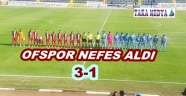 OFSPOR NAZİLLİ'DEN 3 PUANLA DÖNÜYOR